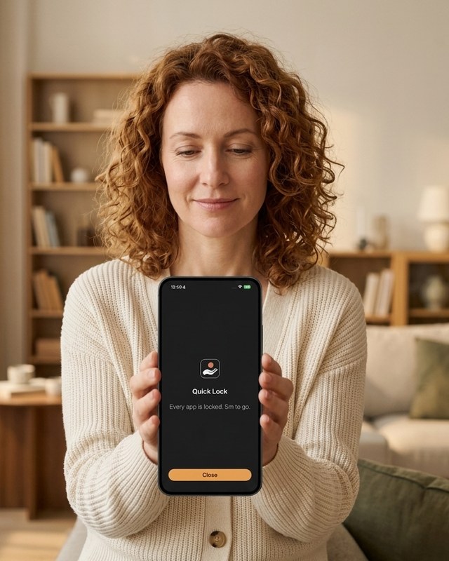 Quick Lock in Handover, every app locked at once